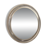 Round aluminium mirror Sergio Mazza, 1970