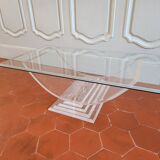 Table basse 70 plexi et verre
