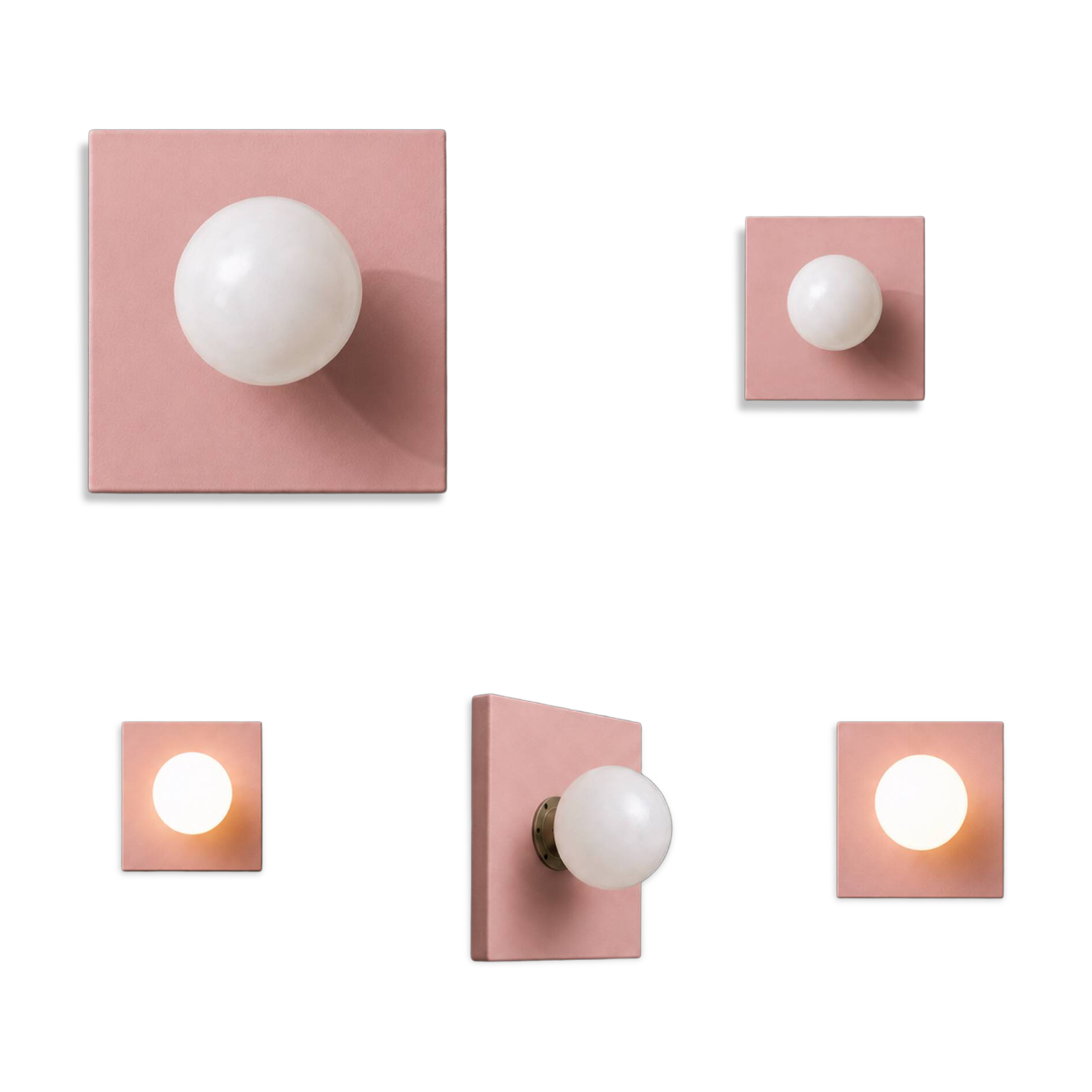 Wall light cement tile