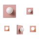Wall light cement tile