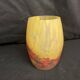 Art déco, vase en verre marmoréen muller frères vers 1930