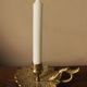 Cellar rat candle holder worked brass dragon