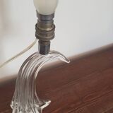 Bohemian art deco crystal lamp base