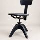 Stella industrial office chair – 1950s – adjustable and swivel.