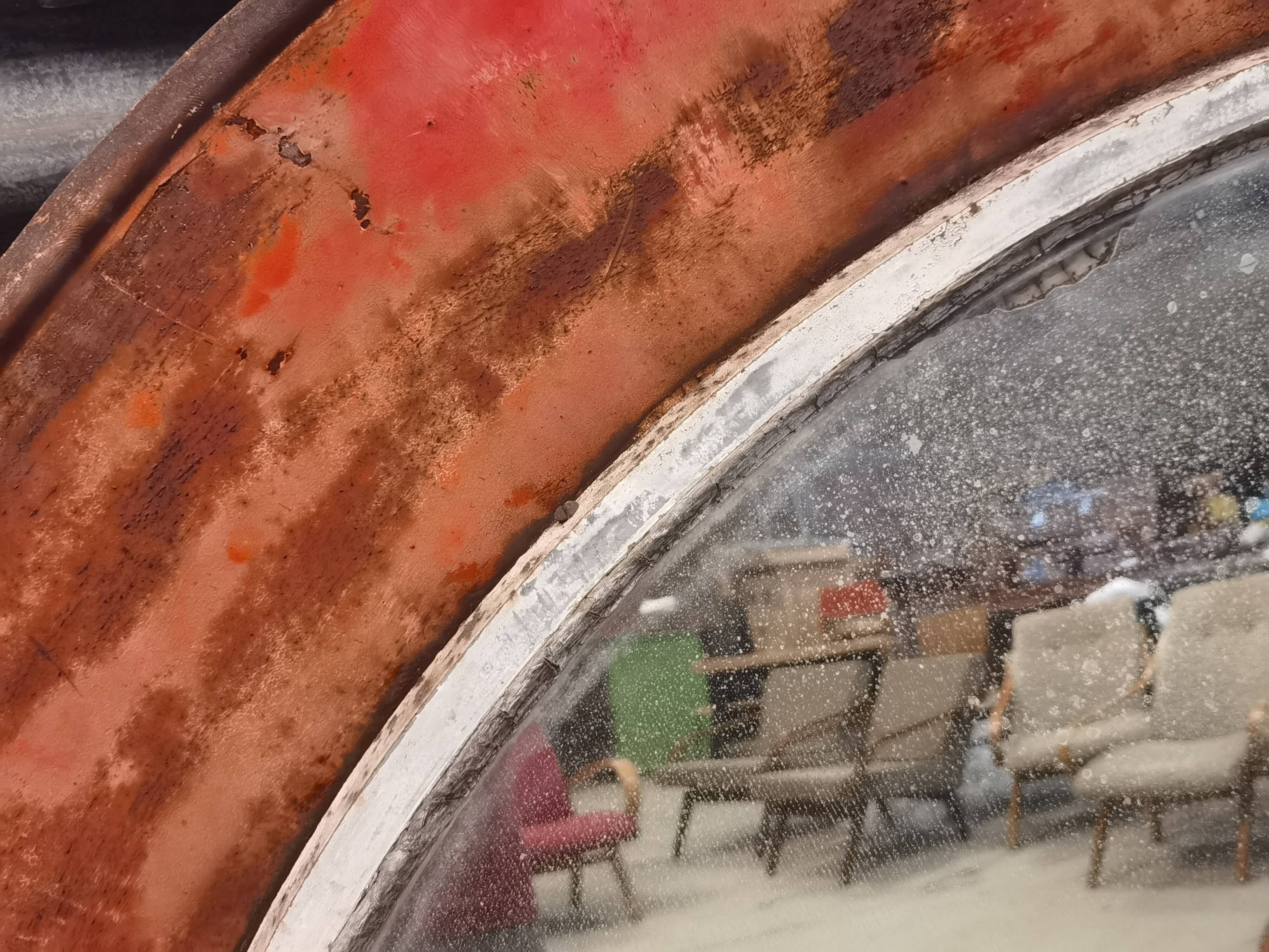 Industrial Convex Mirror Czech Republic 1960