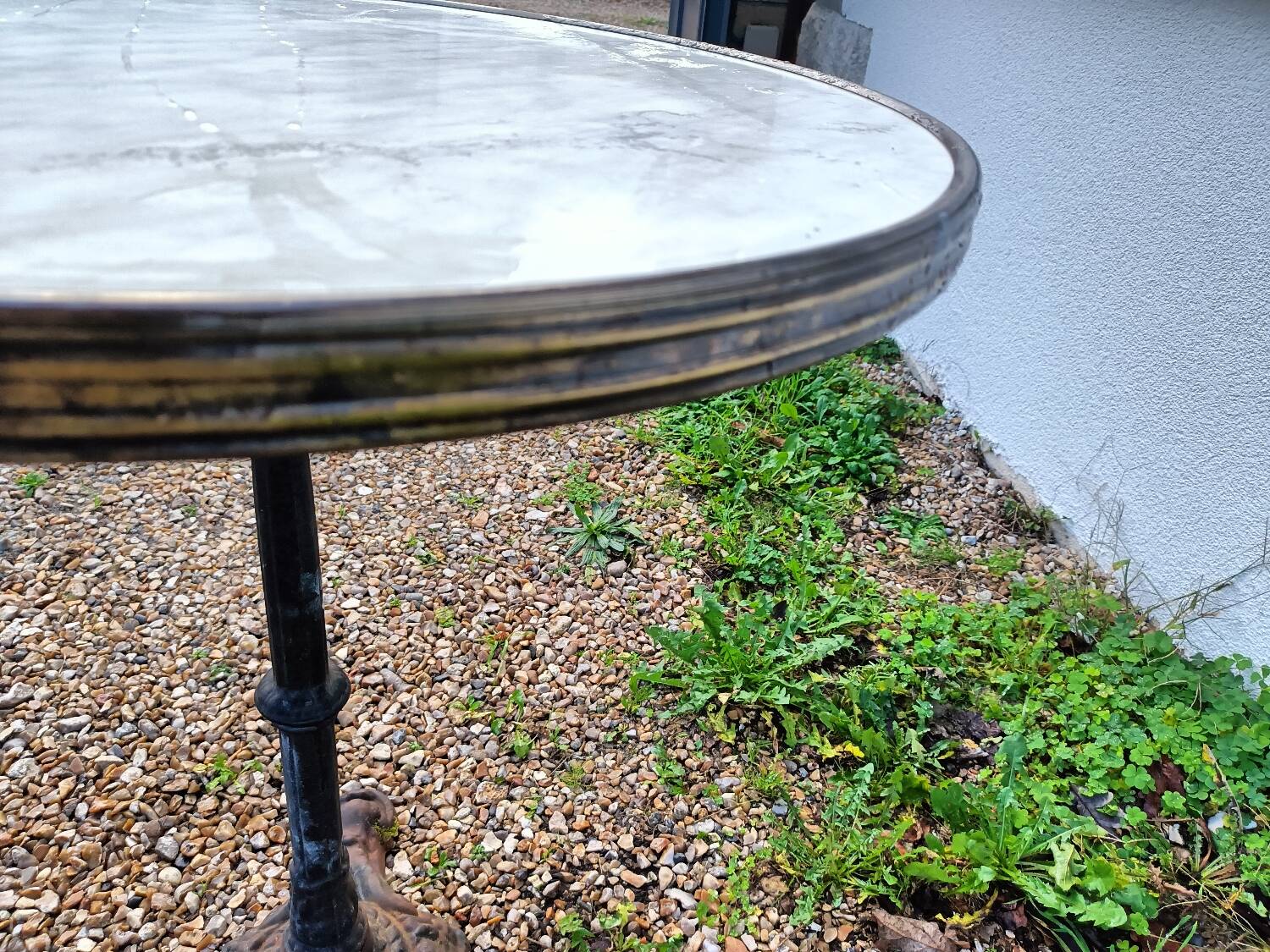 Table bistrot ronde ancienne