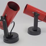 Pair of red vintage spots