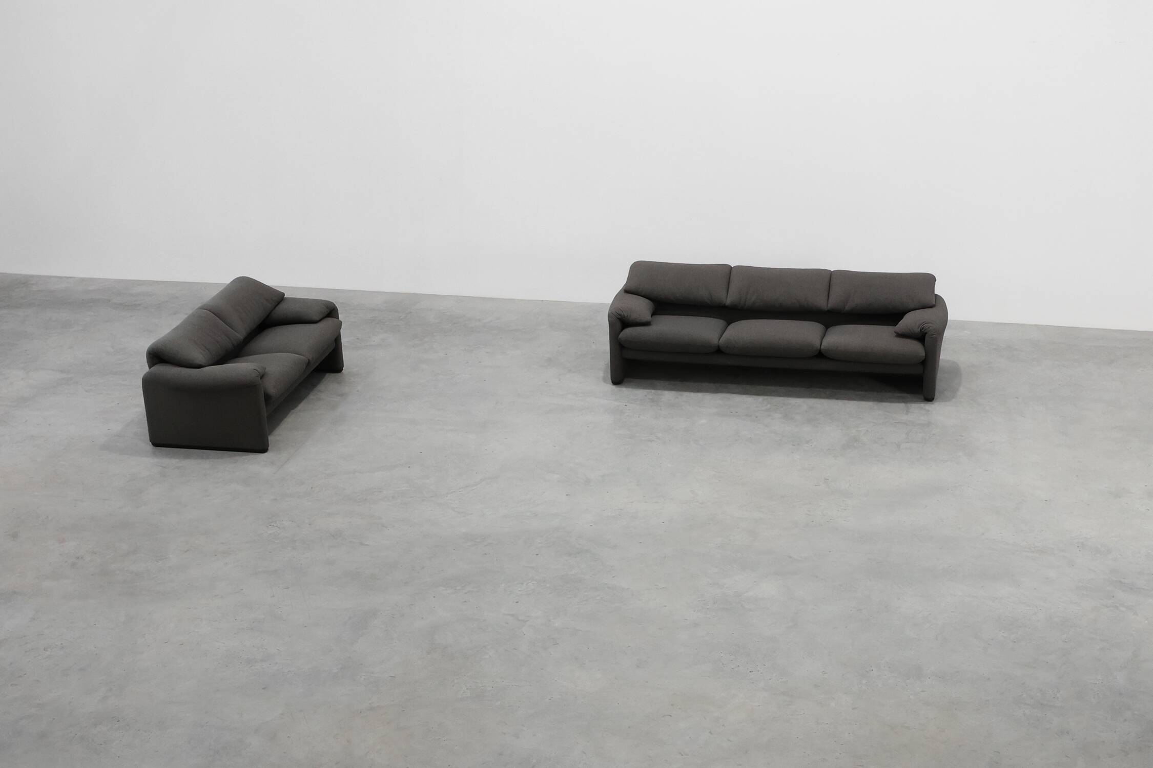Cassina Two‑Seat Sofa by Vico Magistretti, Italy, 1990