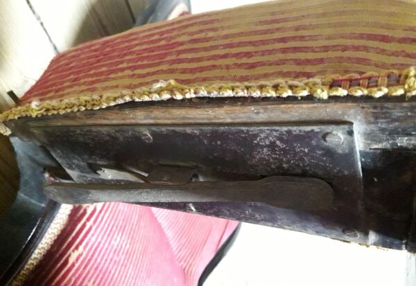 Fauteuil voltaire à crémaillère XIX°