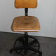 Old office, workshop, industrial chair with wheels