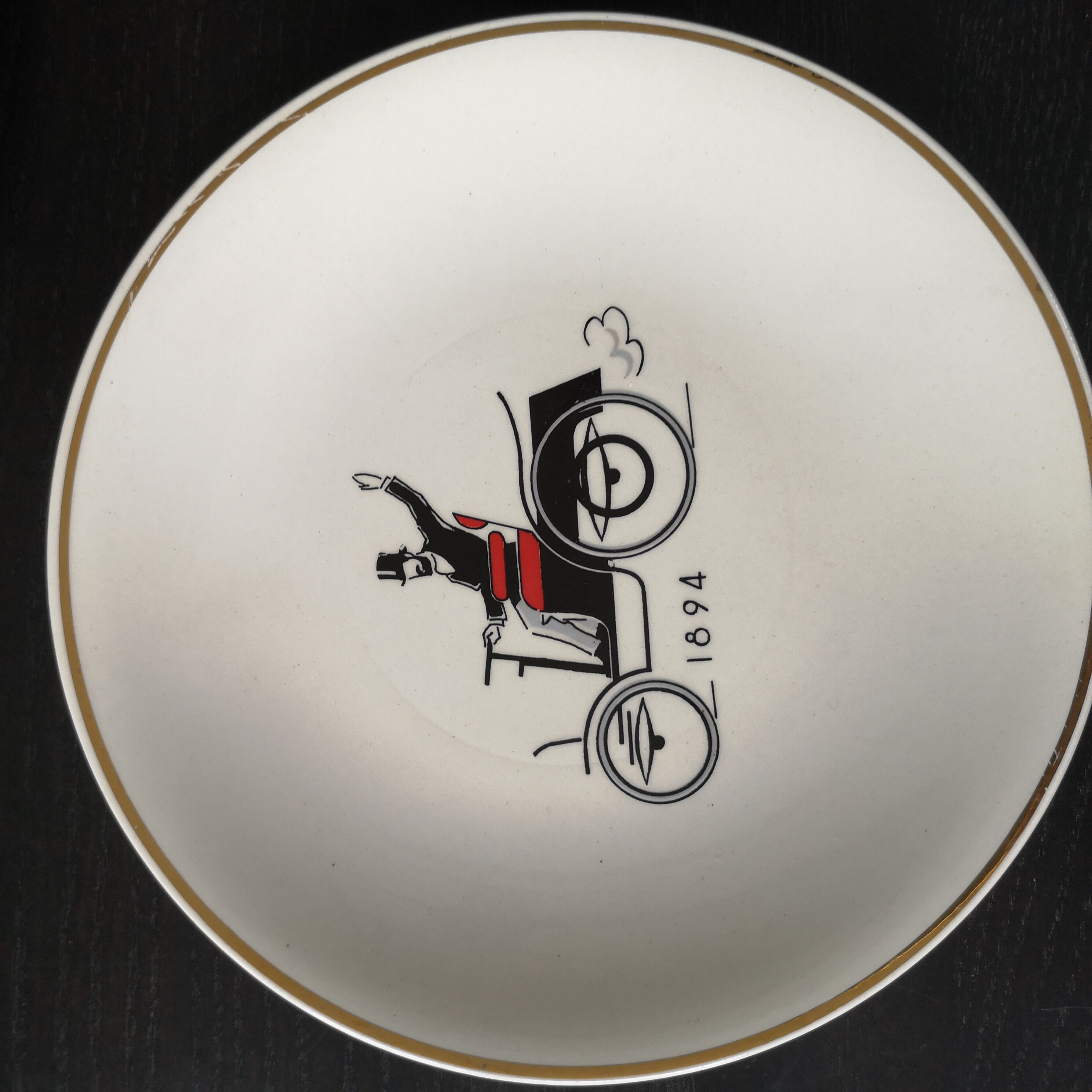 Set of 10 Lunéville dessert plates