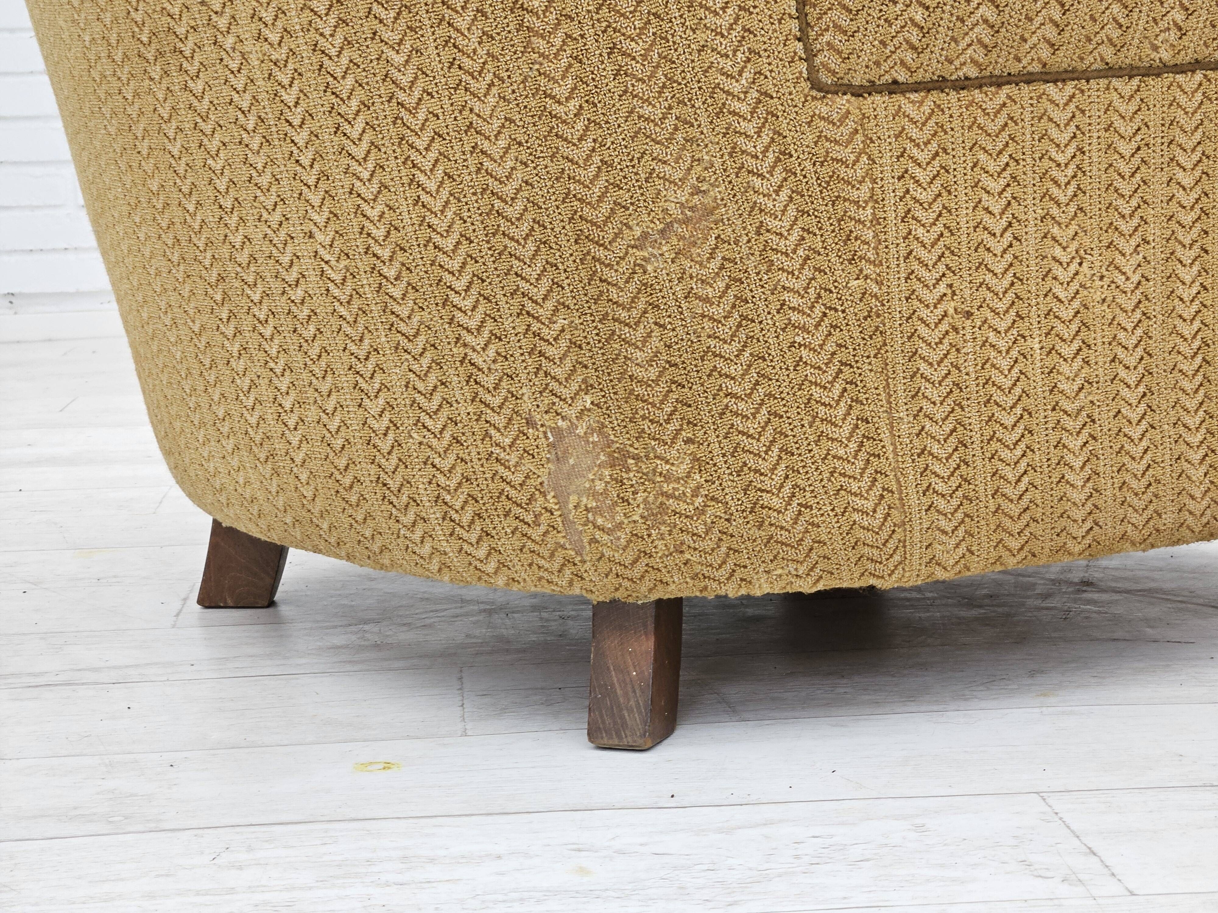1960s, Danish relax chair, original upholstery, good condition.