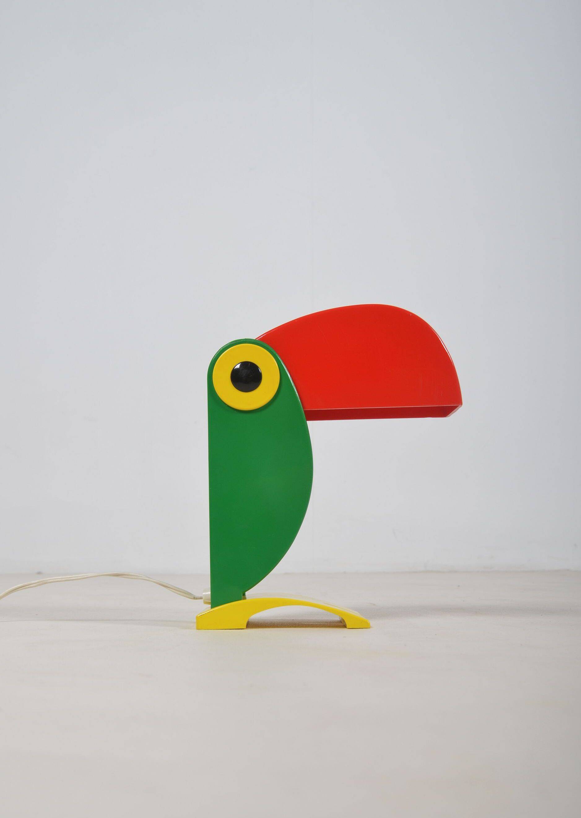 Toucan lamp designed by Enea Ferrari for Old Timer Ferrari, 1970