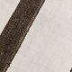 Short White Brown Turkish Kilim Runner Rug, 75x174Cm