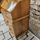 Scrétaire commode galbé marqueté