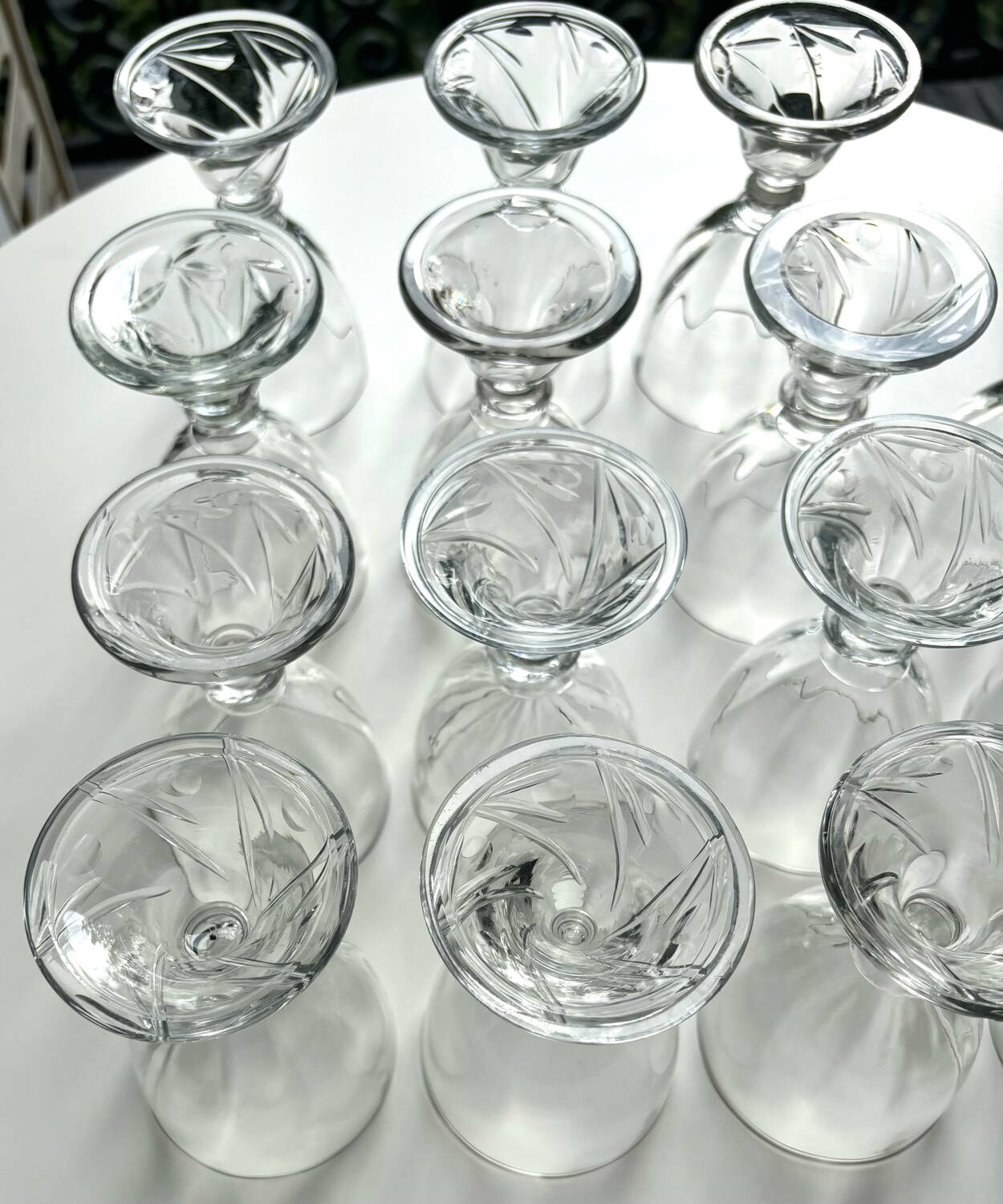 Verres Saint Louis Crystal modèle Cluny