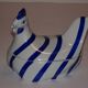 Poule vide poche porcelaine années 80