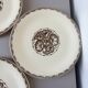 3 flat plates from Sarreguemines model Argonne 210734