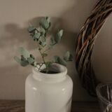 Vintage mustard pot in glazed stoneware