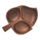 Teak wood carved coupe from the 70s.