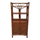 Vintage bamboo and rattan buffet library