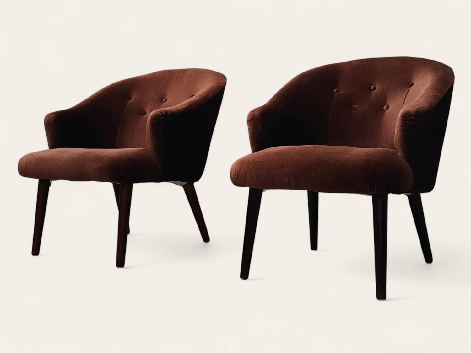 Mid-century armchairs