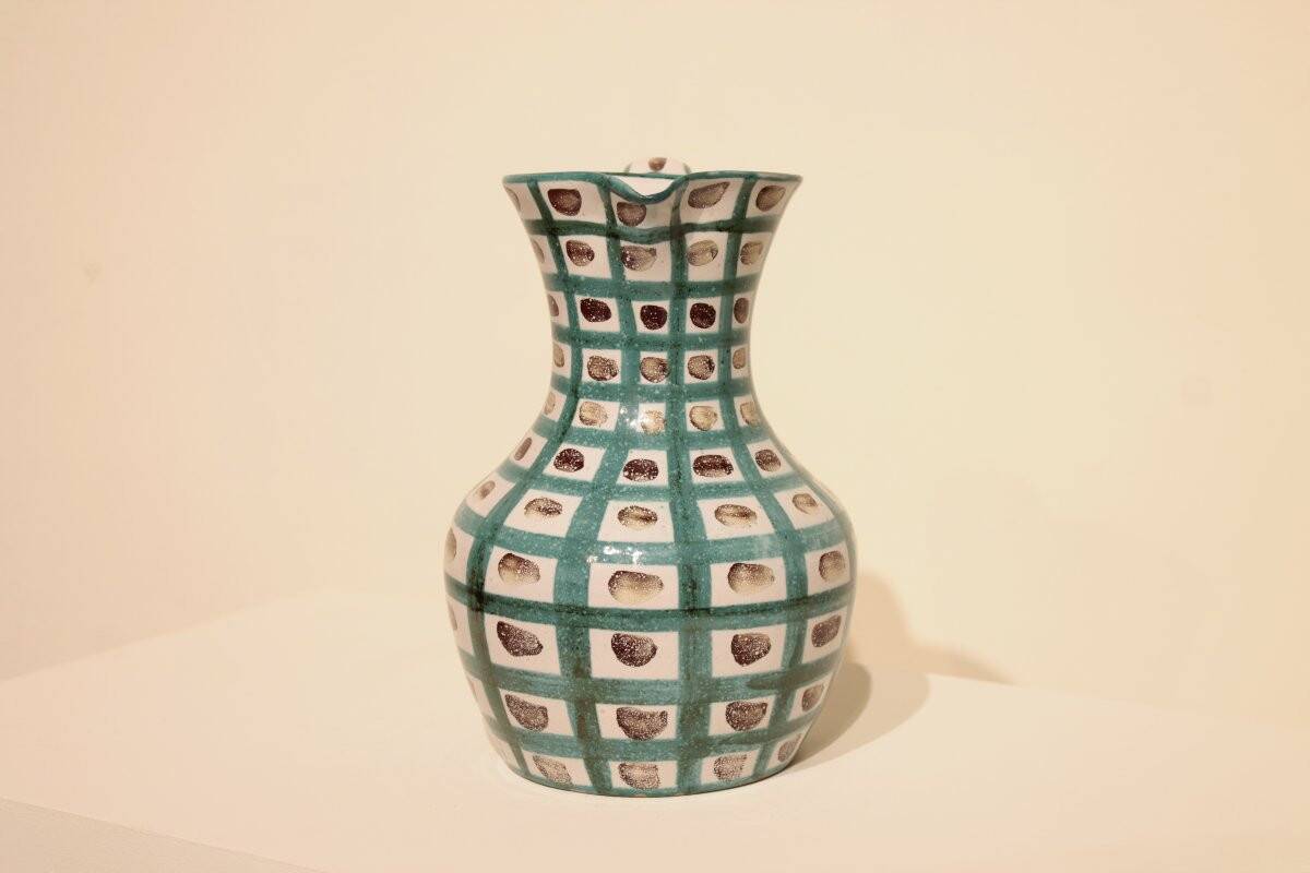 Large ceramic pitcher by Robert Picault, Vallauris.