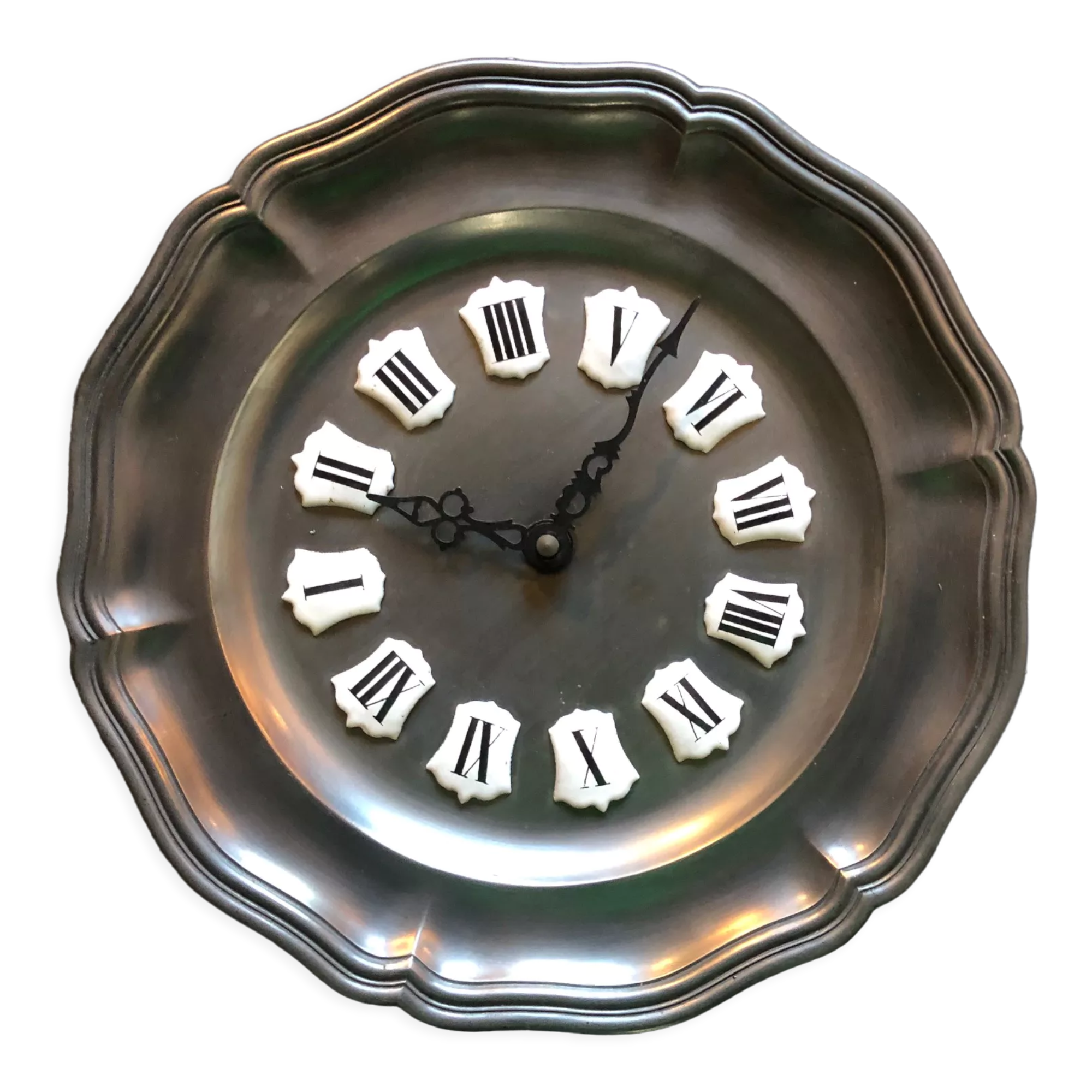 Tin wall clock, from the 70s