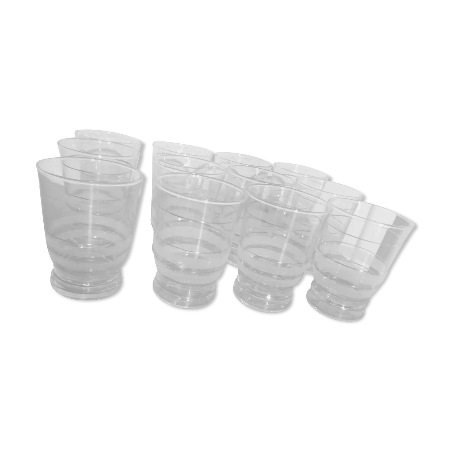 Set of 10 50s glasses