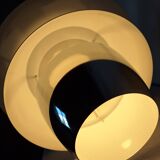 Pair of vintage Space Age chrome pendant lights