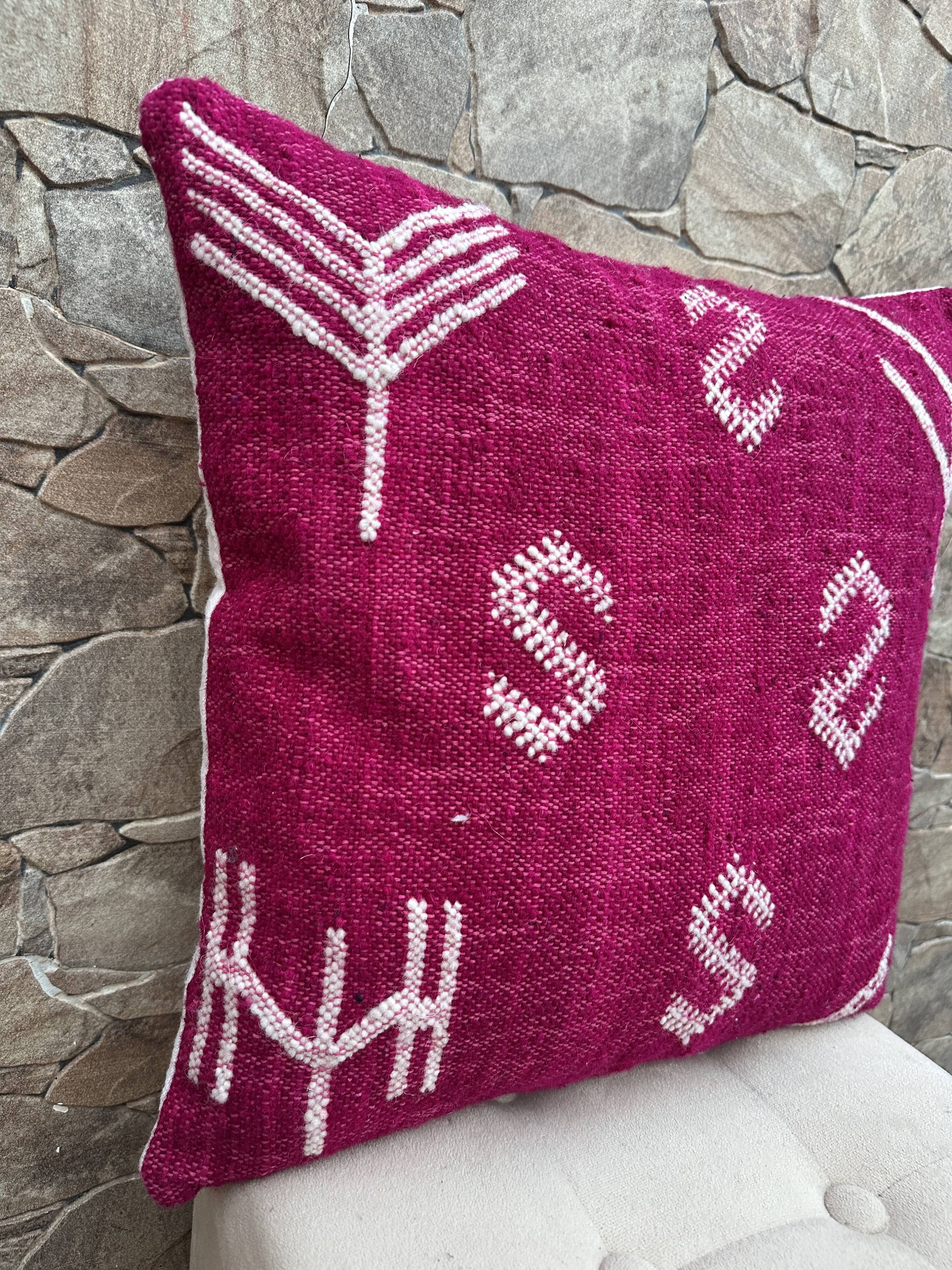 Coussin de sol marocain, coussins décoratifs, ottoman marocain vintage