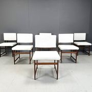 Chaises de salle à manger scandinaves en teck des années 1960.