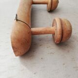 Wooden coat rack