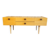 Enfilade vintage en bois blanchi
