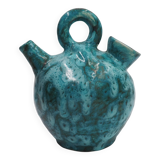 Théière en céramique émaillé bleu Bébégé