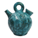 Théière en céramique émaillé bleu Bébégé