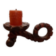 Candle holder rat of the cellar in pigot wood