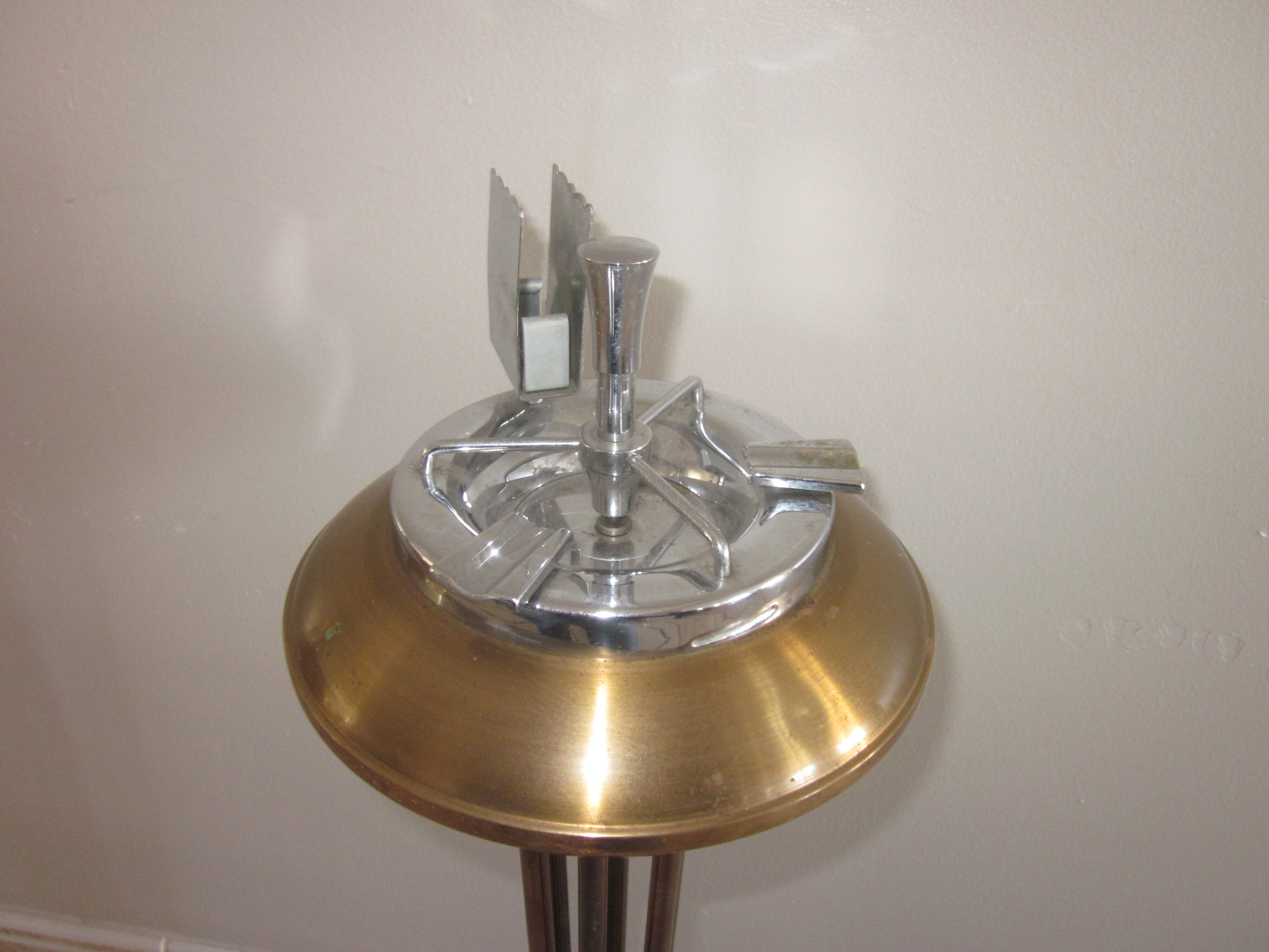 50year standing ashtray