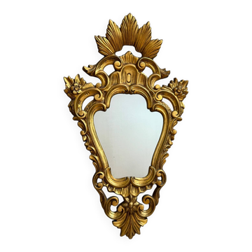 Miroir Cornucopia doré, France années 50