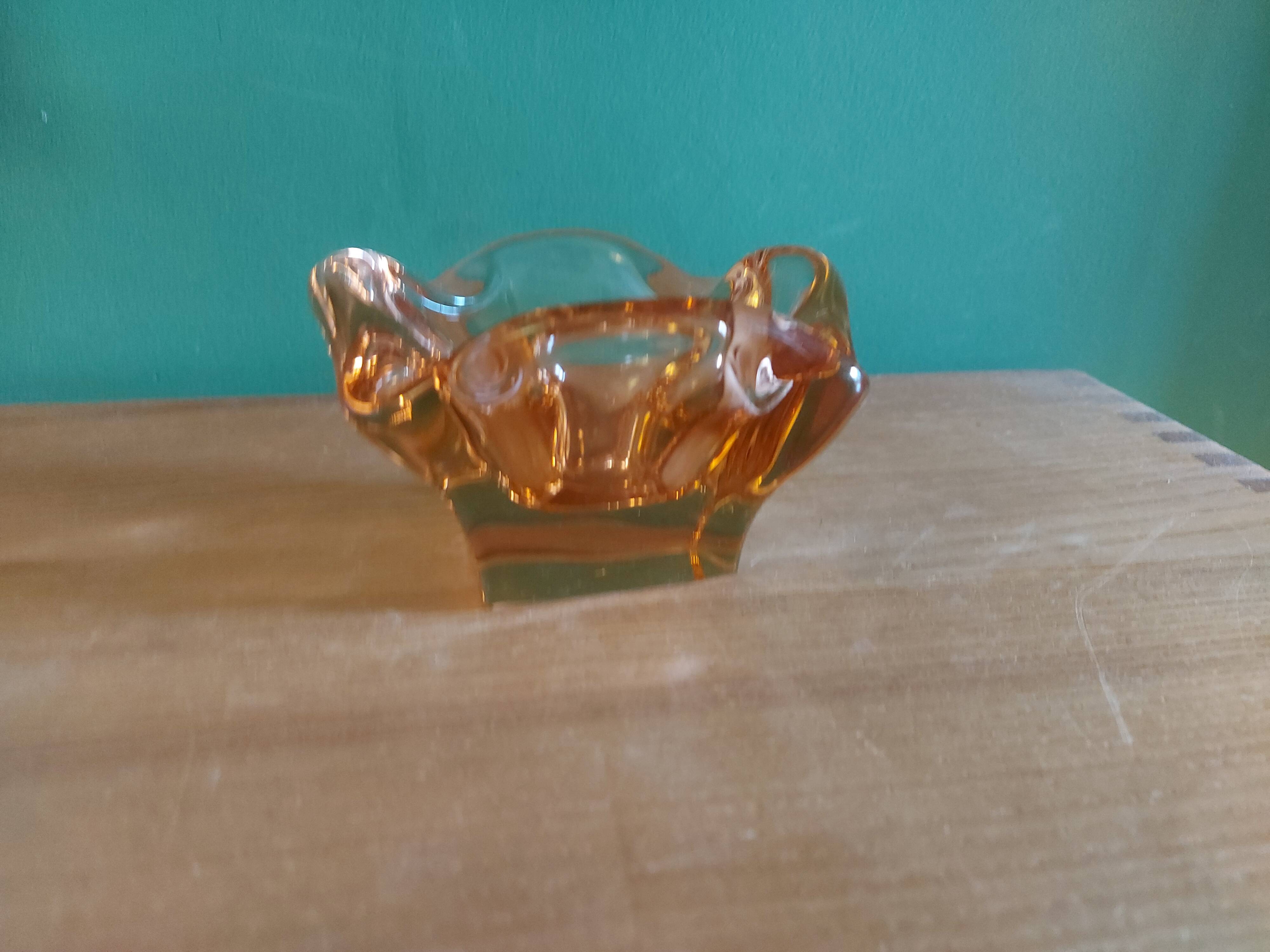 Cendrier vintage en cristal