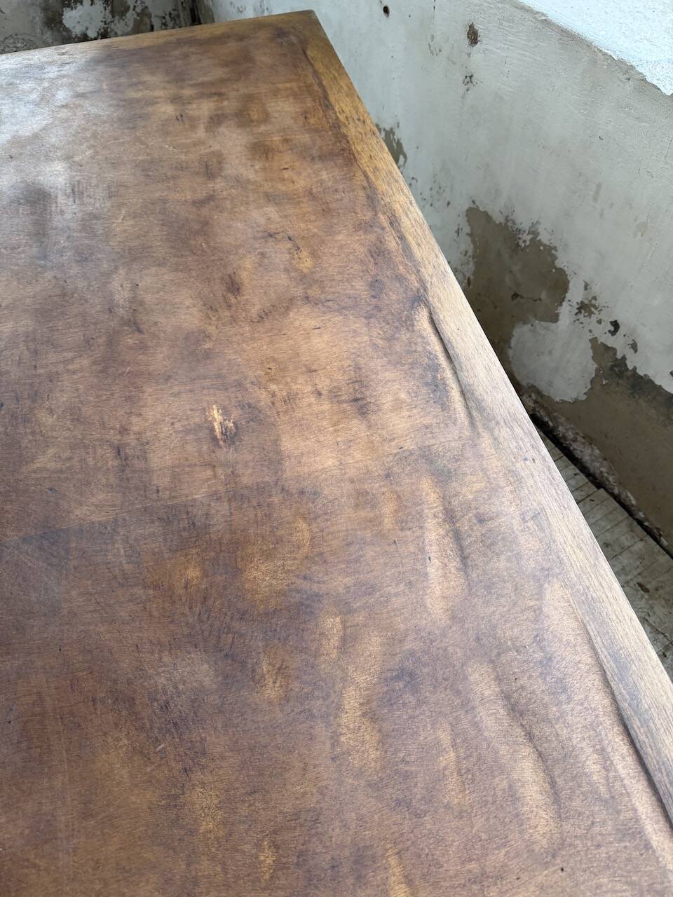 Table de repas chêne 1940 Dudouyt 240cm