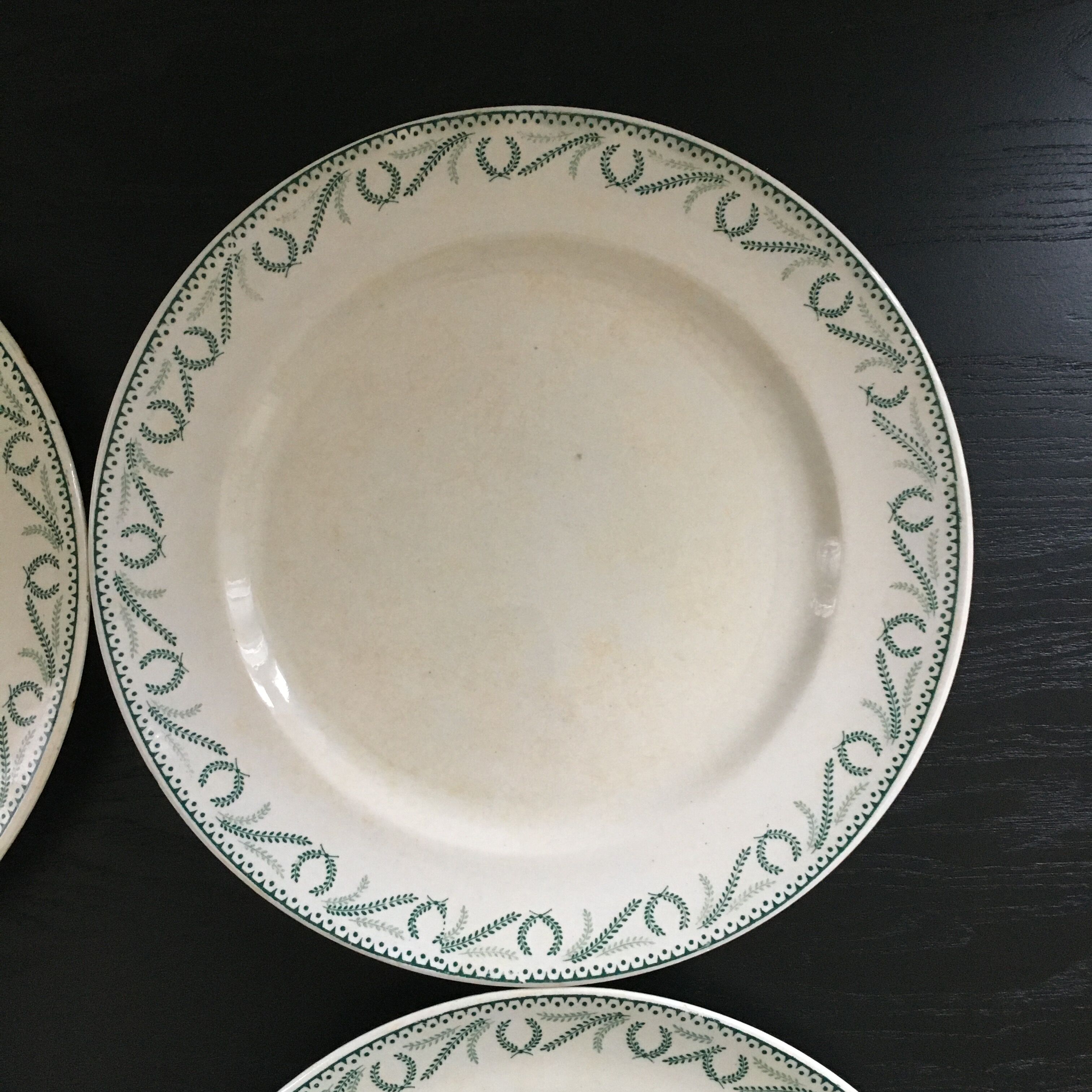 6 Boch Crown Collection plates