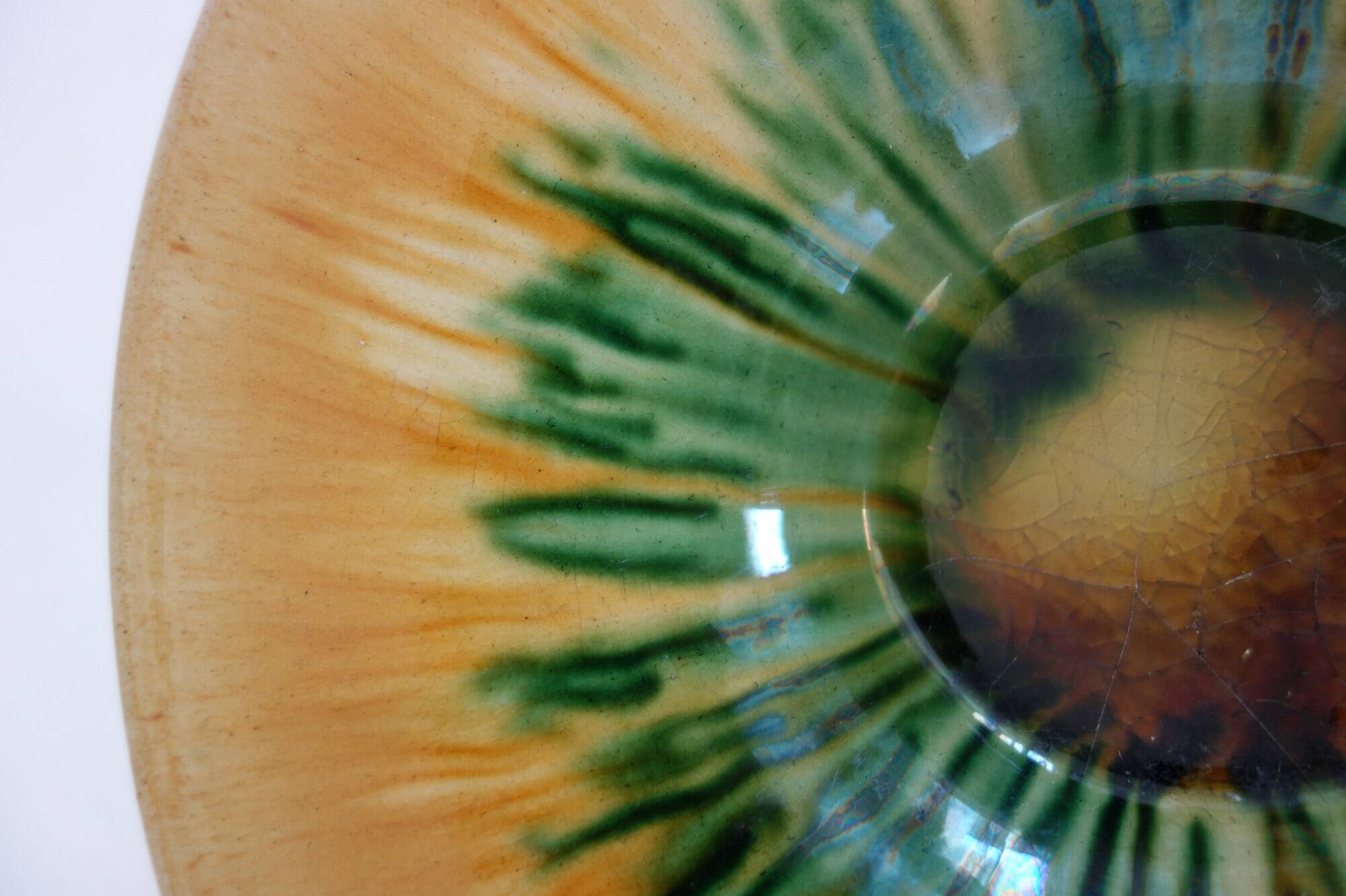 Vallauris earthenware fruit bowl by Joseph Calvas 1950s