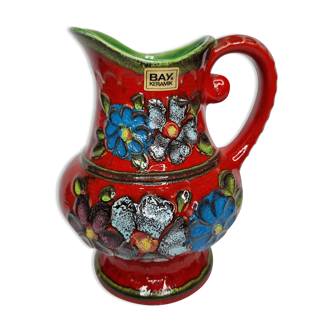 Vintage vase Bay Keramik (West Germany), décor "Napoli", 20 cm