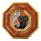 Octagonal vintage mirror 25.5* 25.5 cm.
