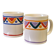 Set of 2 vintage Mobil advertising mugs in very good condition.
