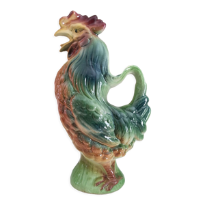 pichet en barbotine zoomorphe - coq