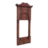 Mahogany mirror from the late 19th century, Northern Europe.
