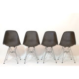 4 DSR chairs by Charles and Ray Eames, 1970/1980
