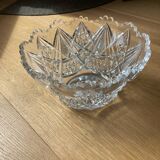 Bohemian crystal fruit bowl